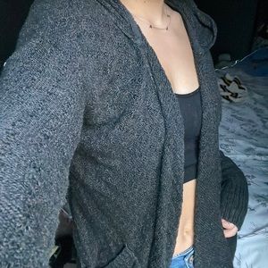 Gray Cardigan